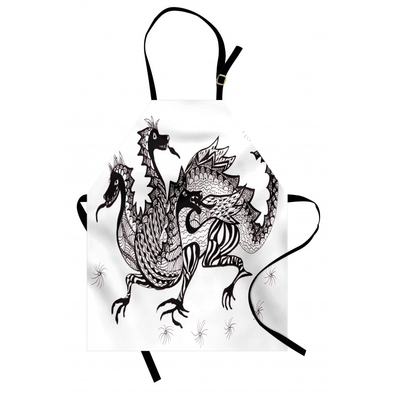 3 Headed Wild Character Apron