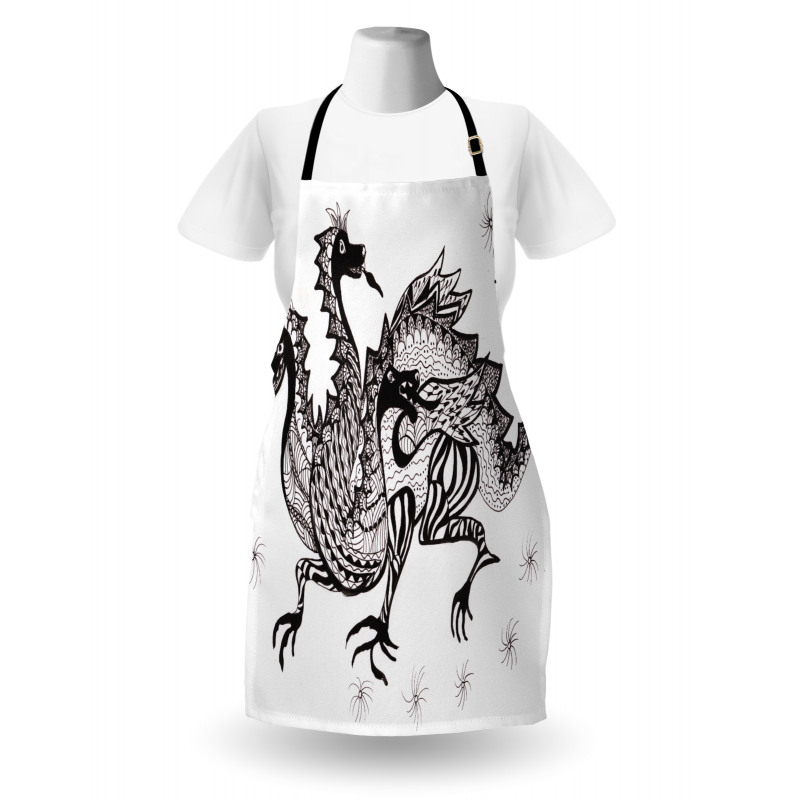 3 Headed Wild Character Apron