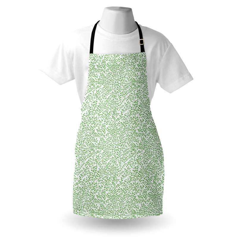 Simplistic Branches Plants Apron