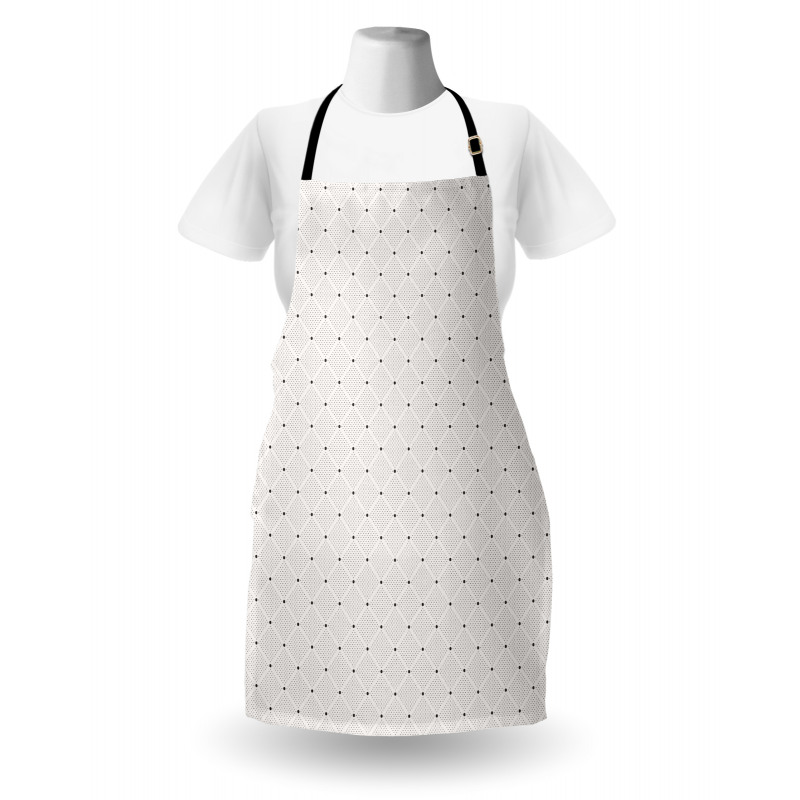 Dotted Squares Polka Dots Apron