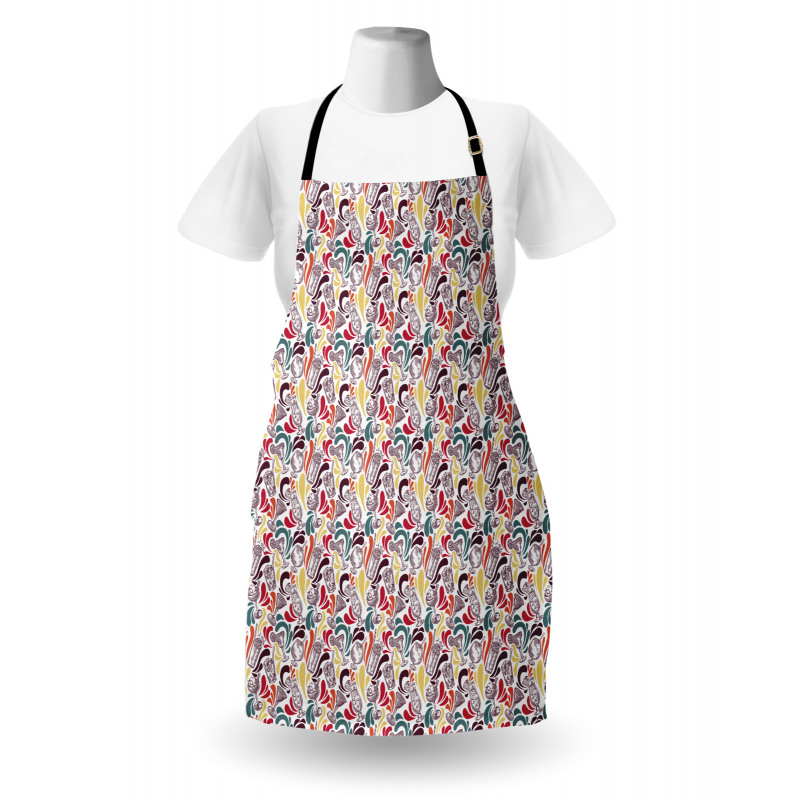 Vintage Cocktails Motifs Art Apron