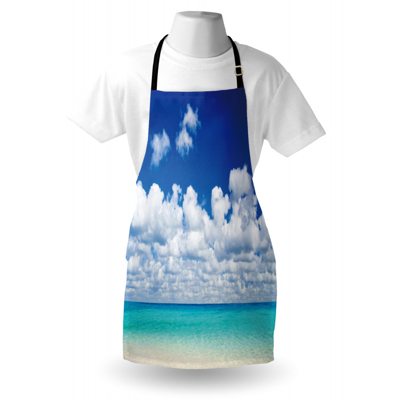 Gökyüzü Mutfak Önlüğü Bulutlar ve Deniz