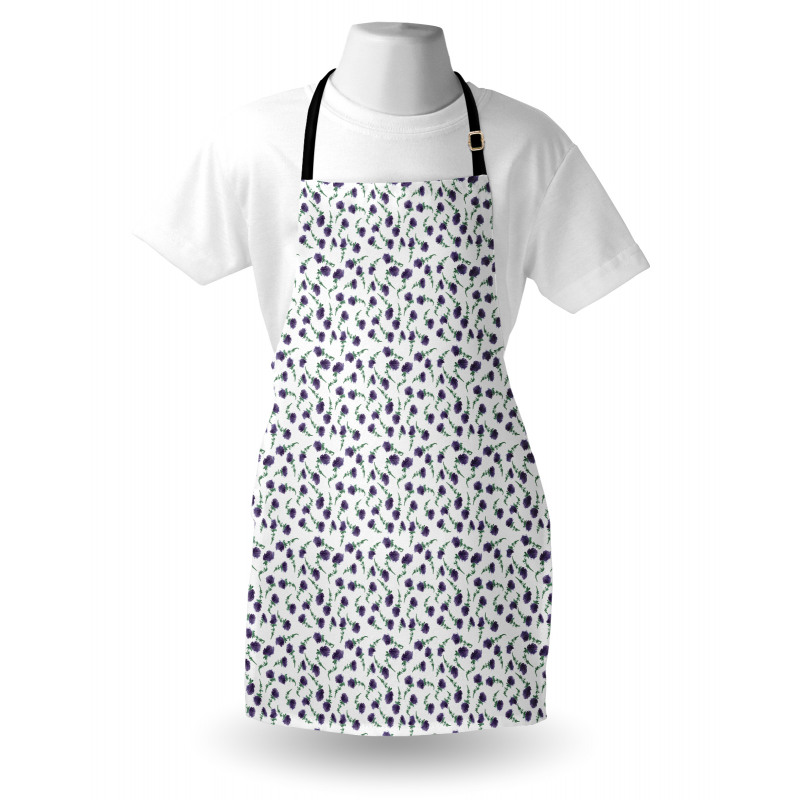 Watercolor Design Flowers Apron