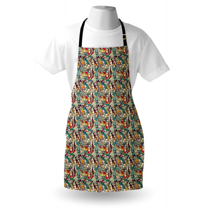 Clutter of Flying Creatures Apron