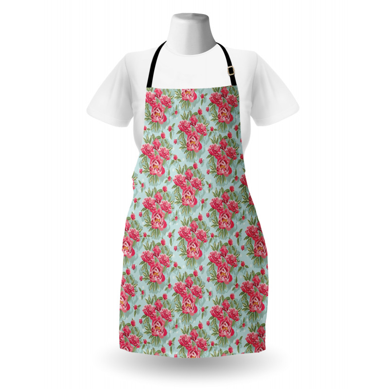 Blooming Vintage Garden Art Apron