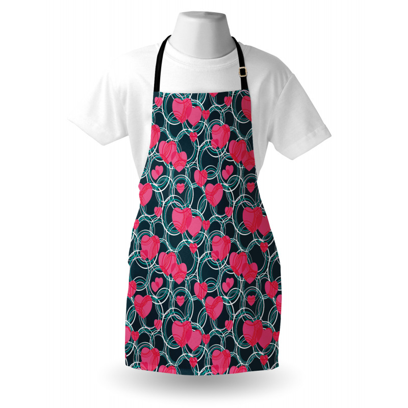 Funky Intertwined Circles Apron