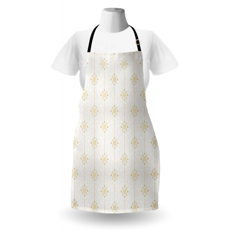 Horizontal Ornates Art Apron