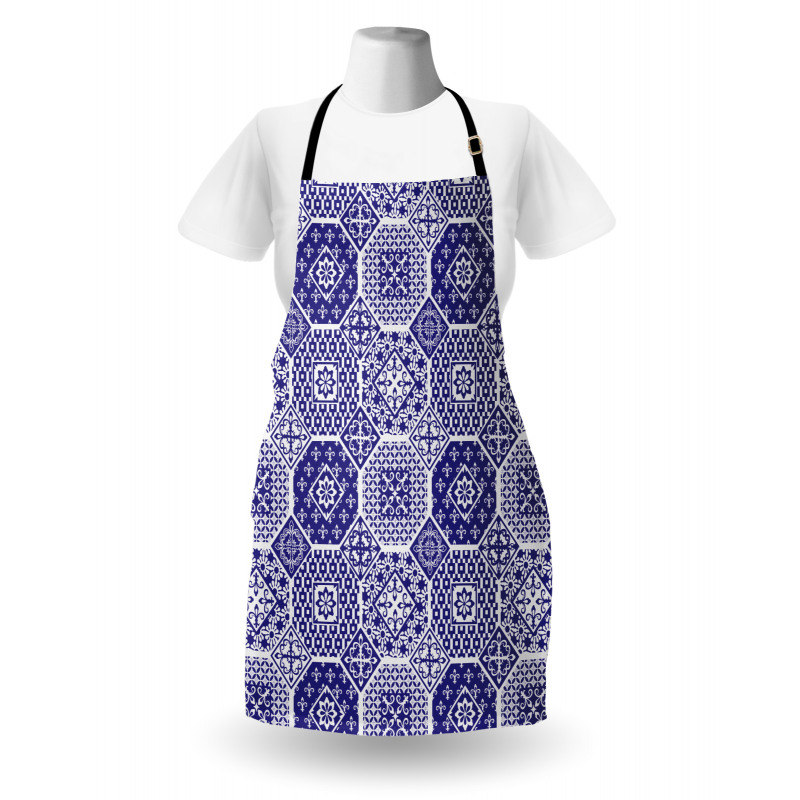 Rhythmic Flowers Motifs Apron