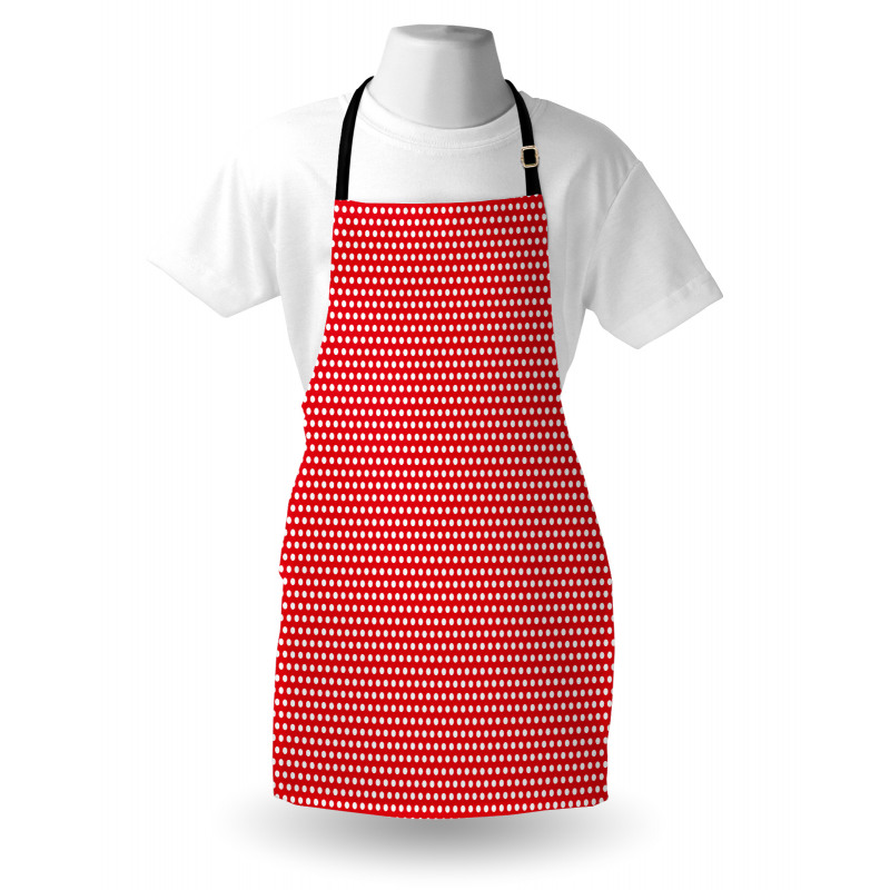 Vivid Retro Dots Art Apron