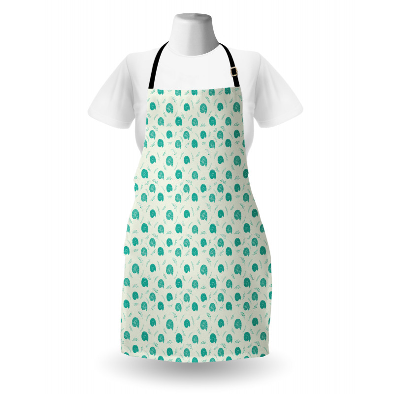 Seashore Crustacean Leaves Apron