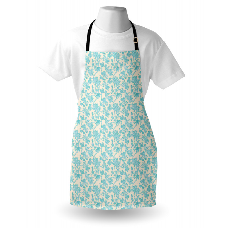 Oriental Blooming Apron