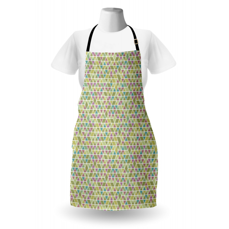 Art Colorful Triangles Apron