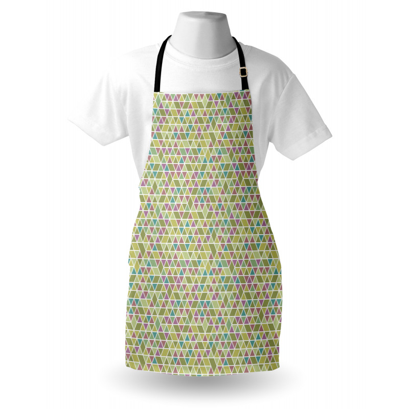 Art Colorful Triangles Apron