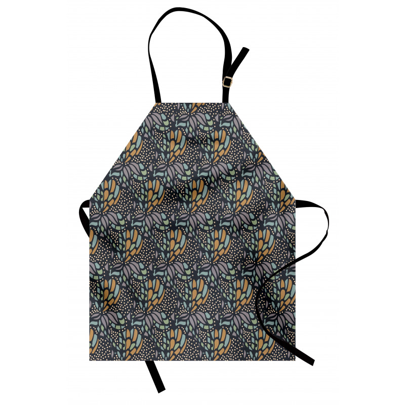 Dots and Flourish Shapes Apron