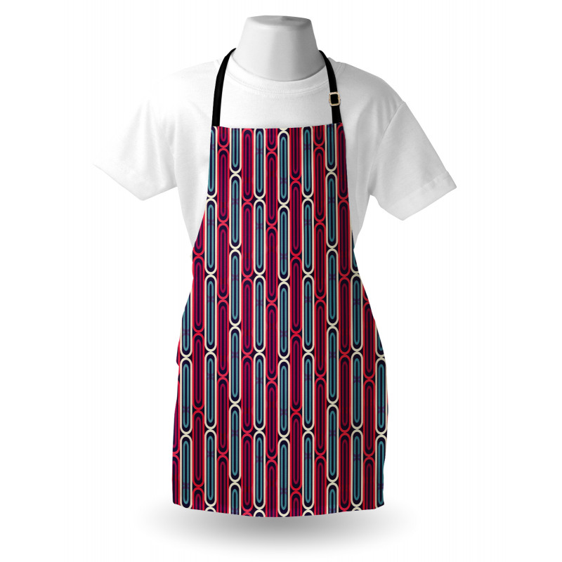 Colorful Retro Revival Apron