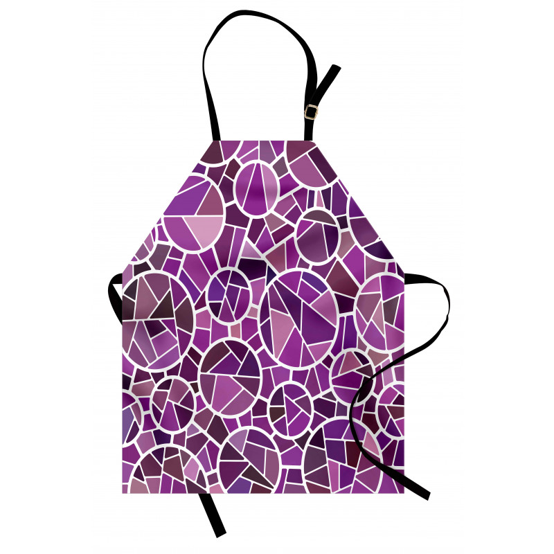 Purple Color Palette Motif Apron