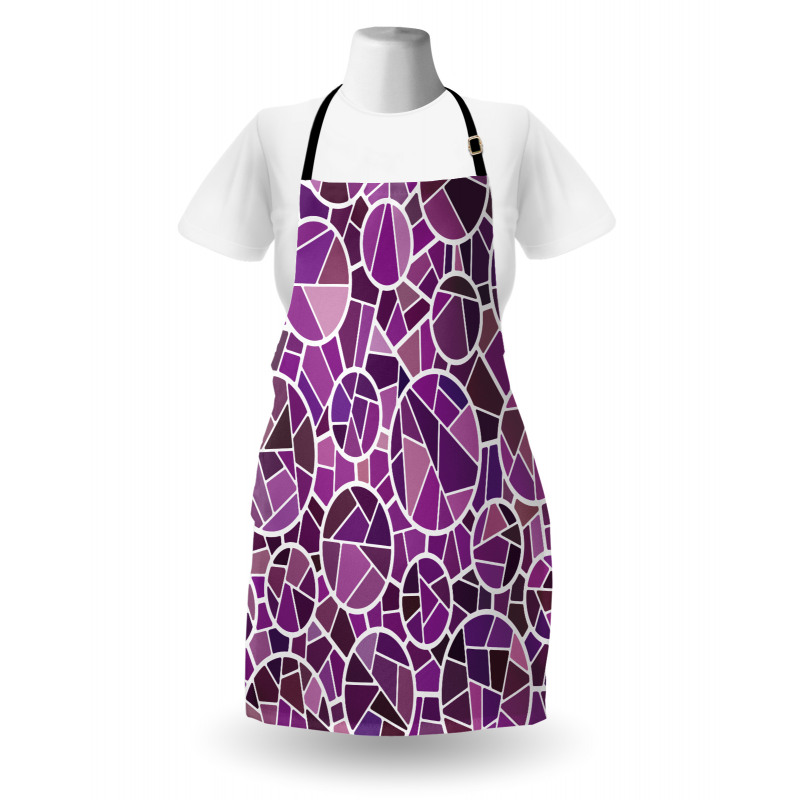 Purple Color Palette Motif Apron