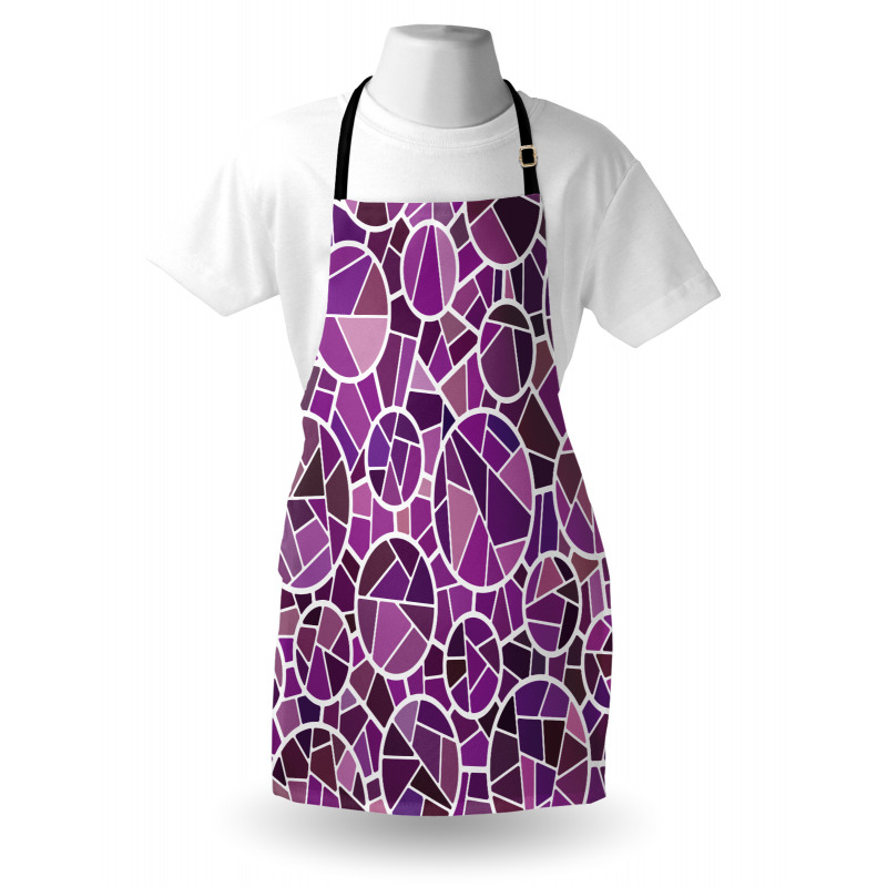 Purple Color Palette Motif Apron