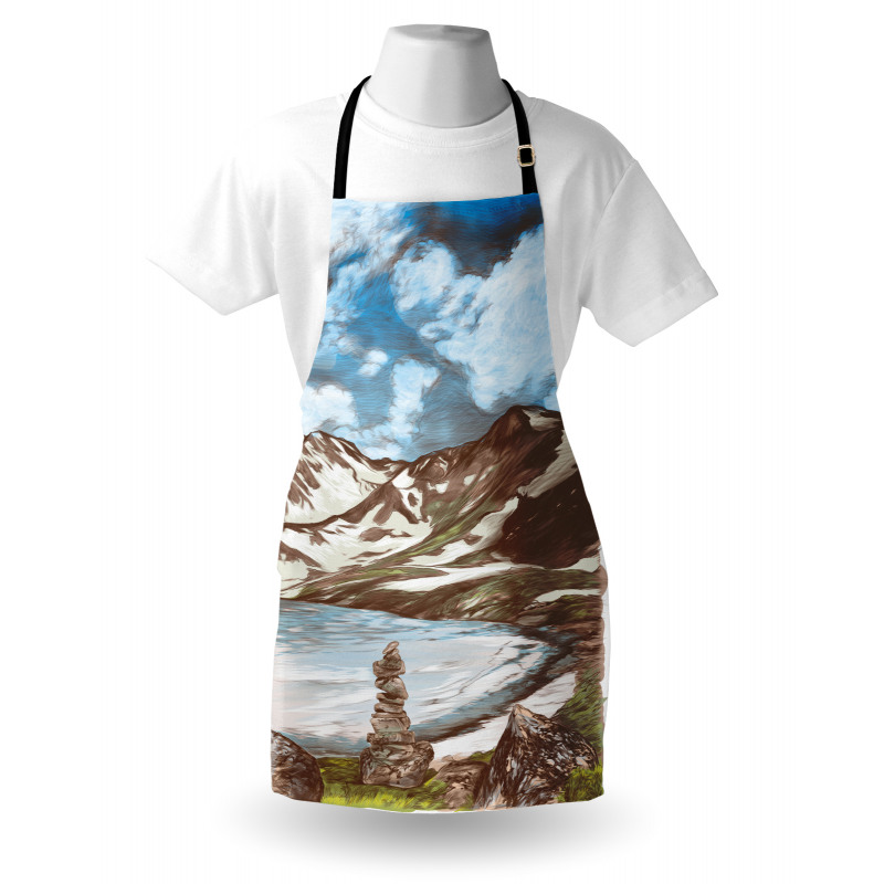 Snowy Mountains and Lake Apron