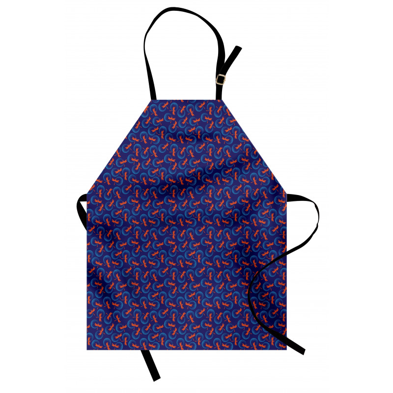 Dotted Blobs Dragonflies Apron