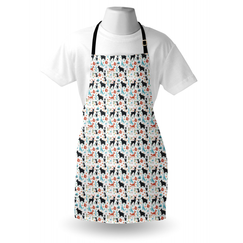 Fox Rabbit Bear Owl Apron