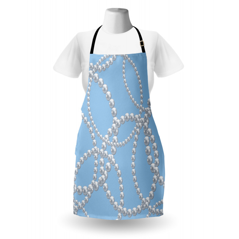 Pearl Necklace Bracelet Apron