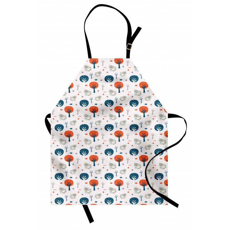 Fall Woodland Racoon Apron