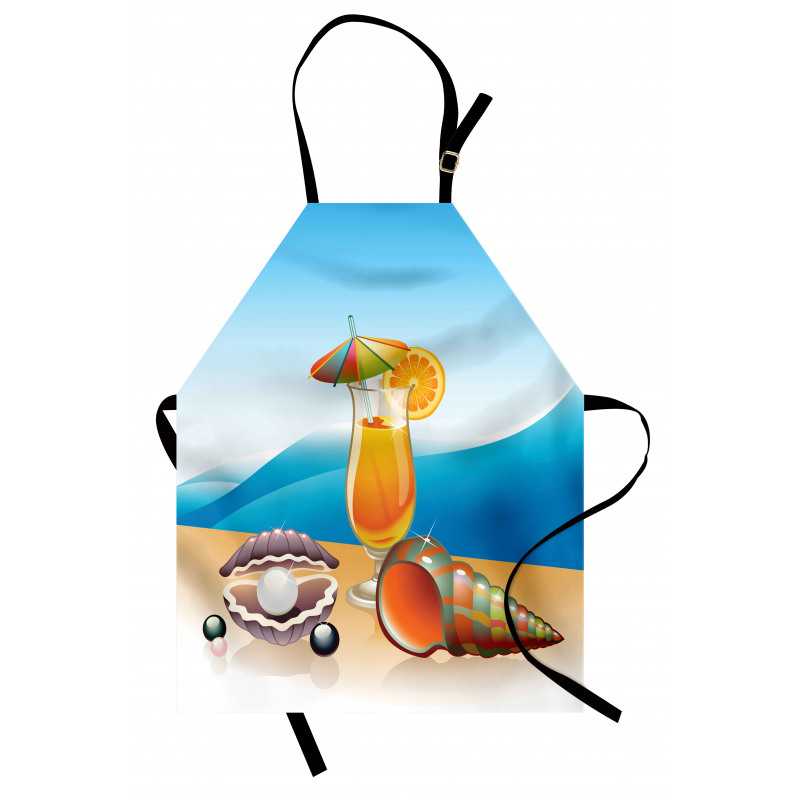 Seascape Summer Beach Apron