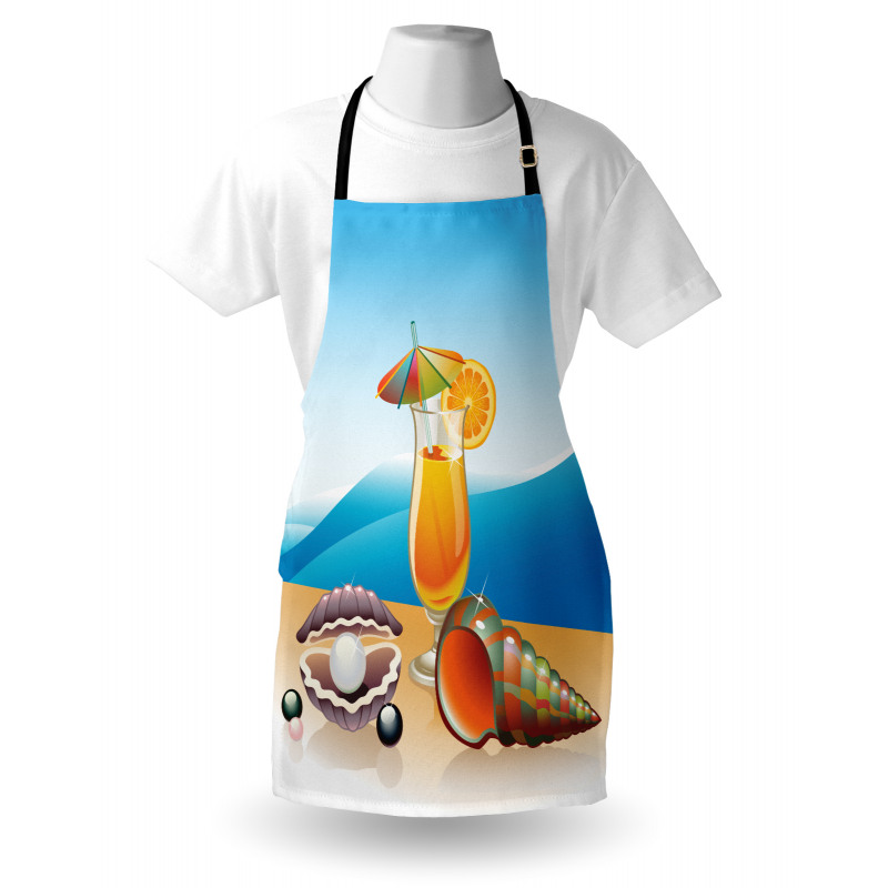 Seascape Summer Beach Apron