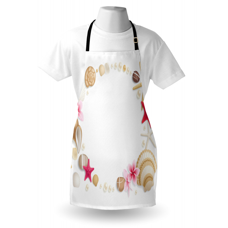 Seashells Flower Star Apron