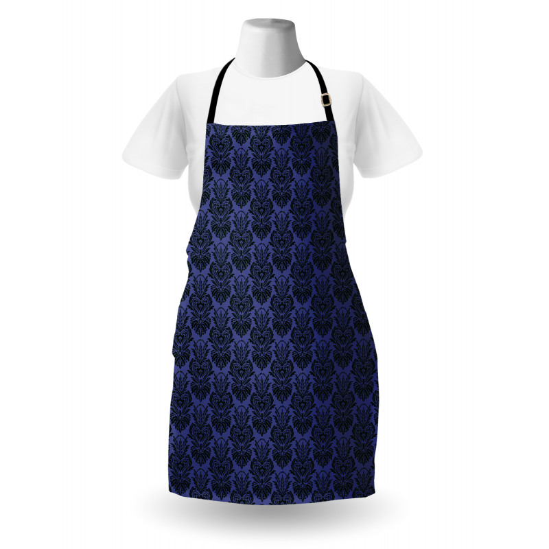 Polka Dots Damask Inspired Apron