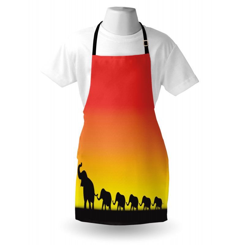 Ombre Sky Mammals Apron