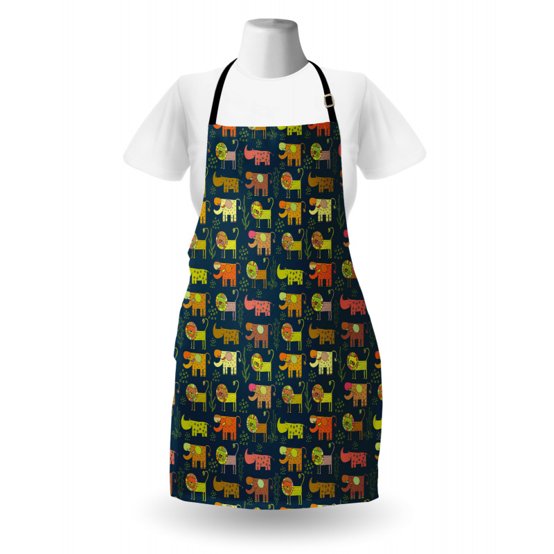 Whimsical Woodland Animals Apron