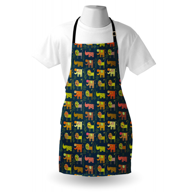 Whimsical Woodland Animals Apron