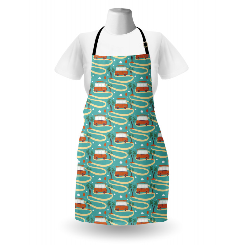 Summer Van and Palms Apron