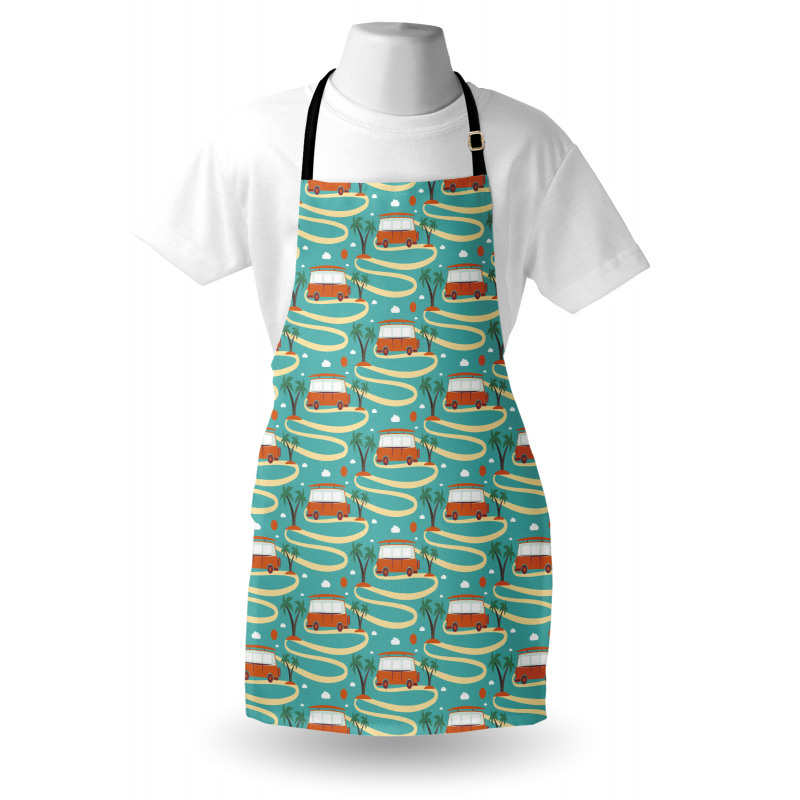 Summer Van and Palms Apron