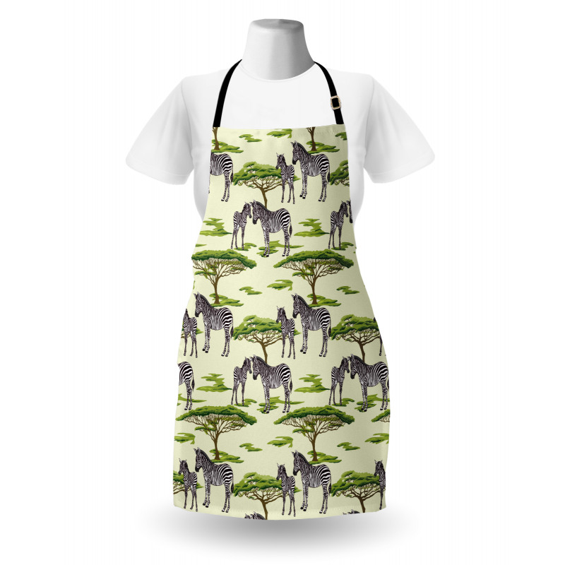 Wildlife Animals in a Forest Apron