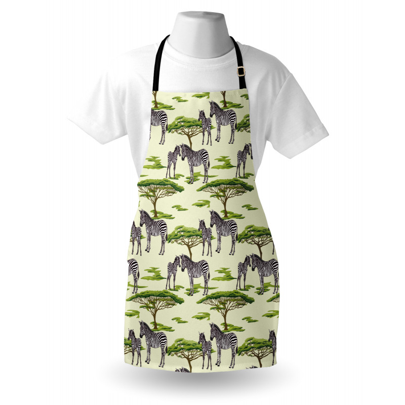 Wildlife Animals in a Forest Apron