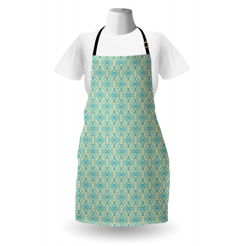 Modern Damask Image Art Apron