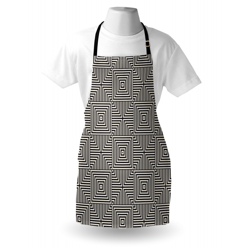 Ornamental Stripes Art Apron