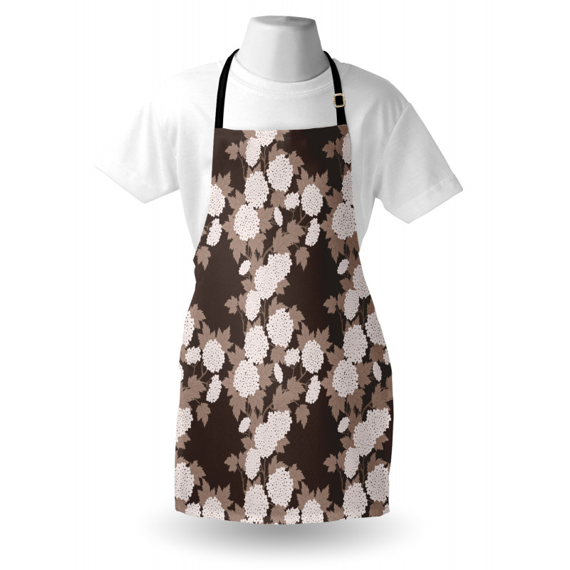 Top View Abstract Blossoms Apron