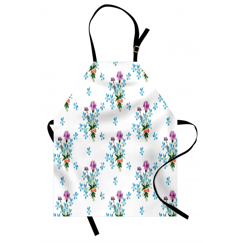 Colorful Spring Time Botany Apron