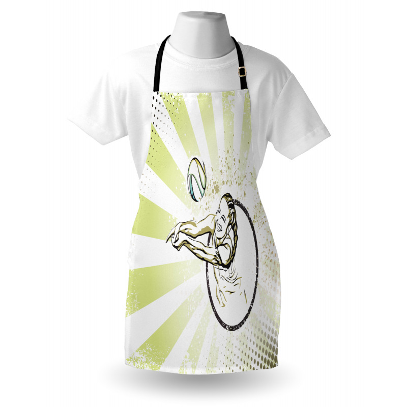 Girl Hitting the Ball Apron