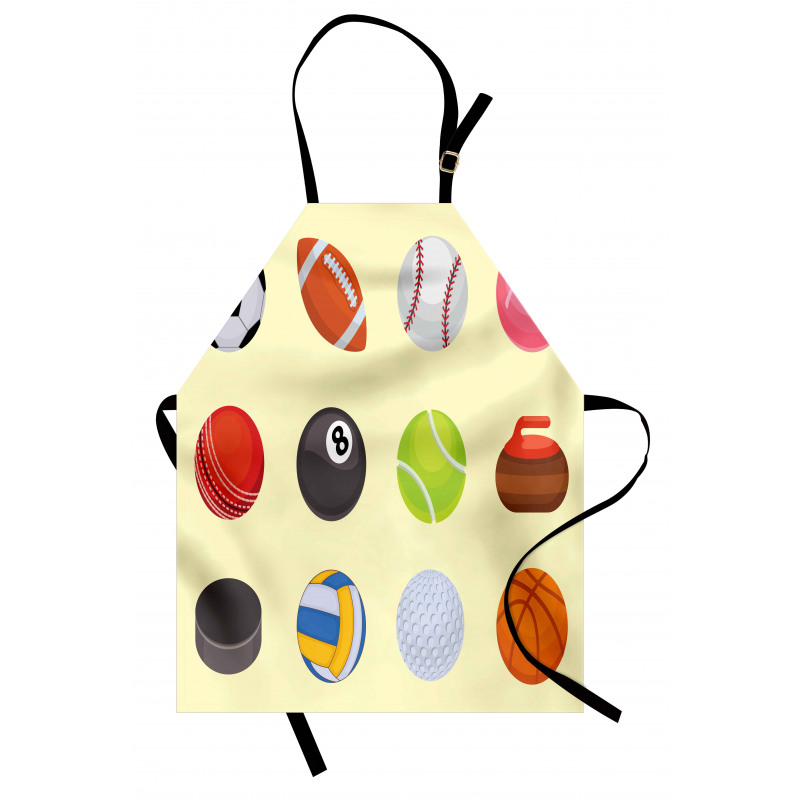 Different Sports Balls Layout Apron