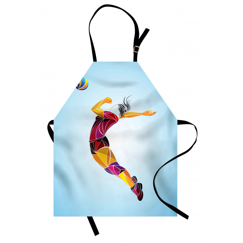 Colorful Modern Player Apron