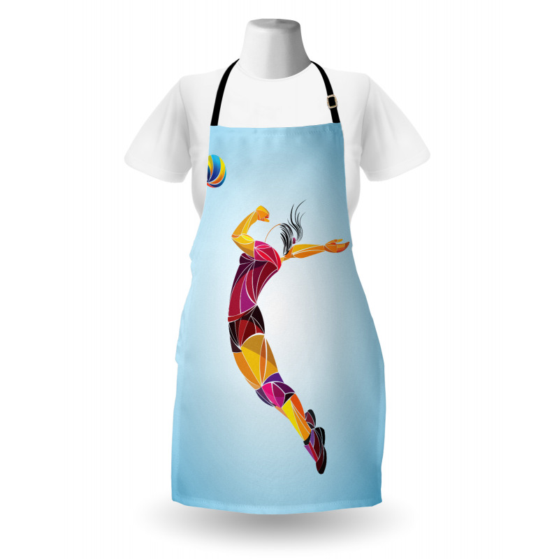 Colorful Modern Player Apron