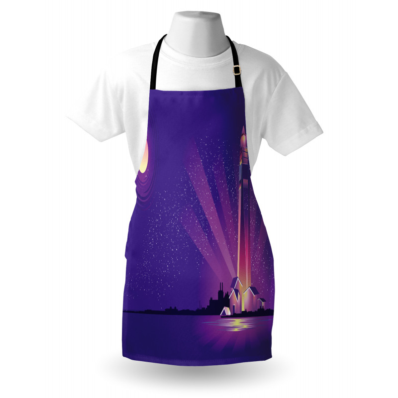 Lighthouse Under Night Apron