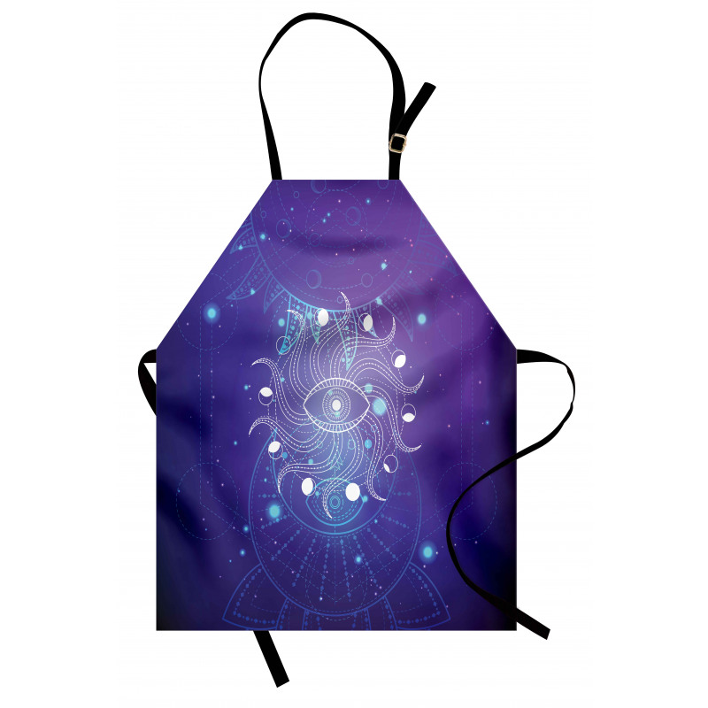 Mystic Eye and Ornaments Art Apron