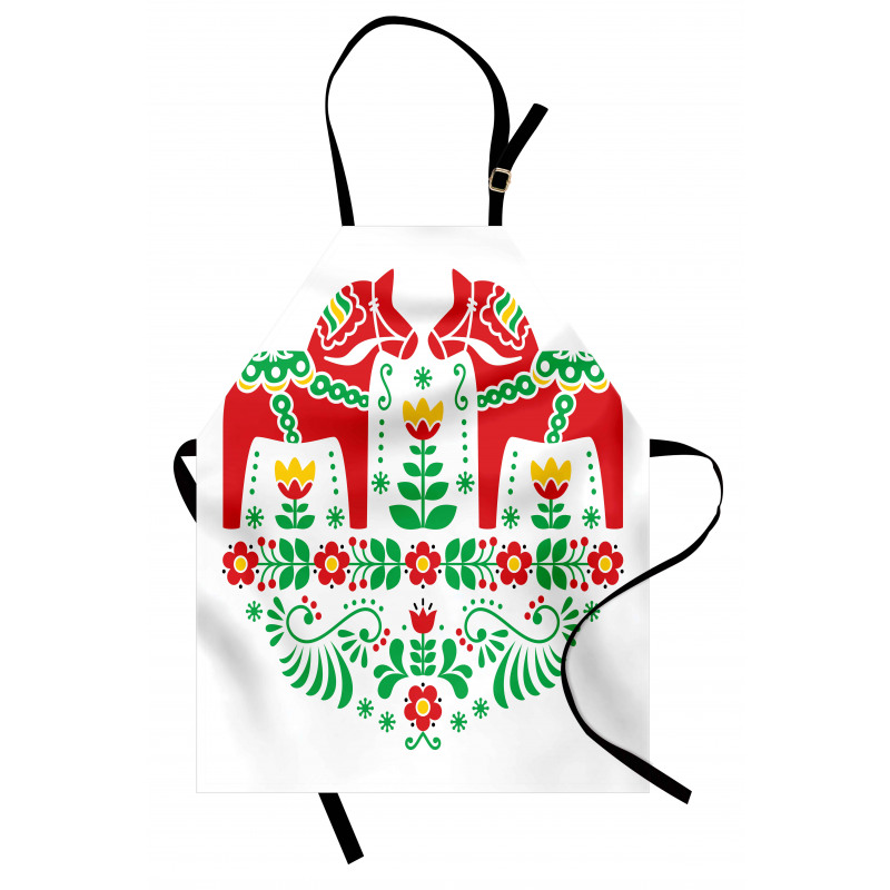 Flora Dala Horse Apron