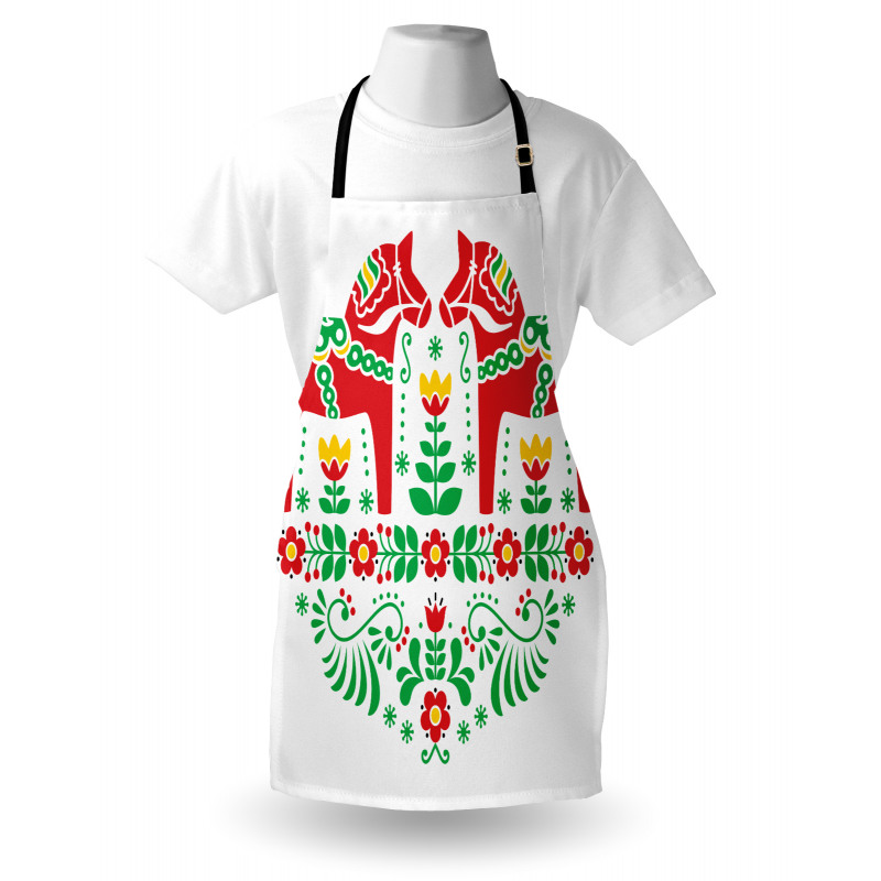 Flora Dala Horse Apron